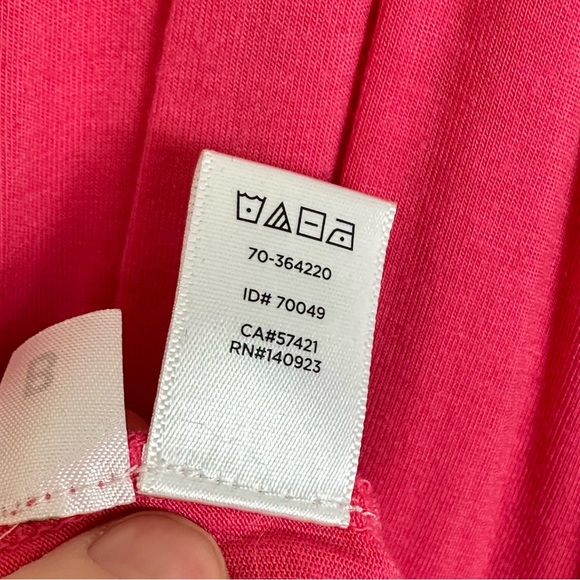 LOFT Coral Pink Comfortable Jersey Knit Empire Waist Maxi Dress, Petite Size M - Picture 10 of 12